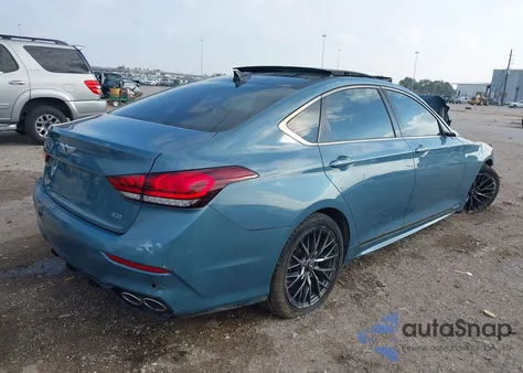 2018 Genesis G80 3.3T Sport z USA, uszkodzony, nr VIN KMHGN4JB9JU245540